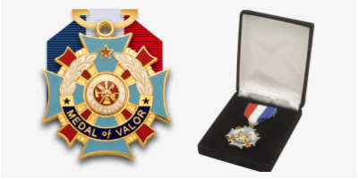 Medal with presentation box